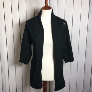 Cute XOXO Black Knit Cardigan